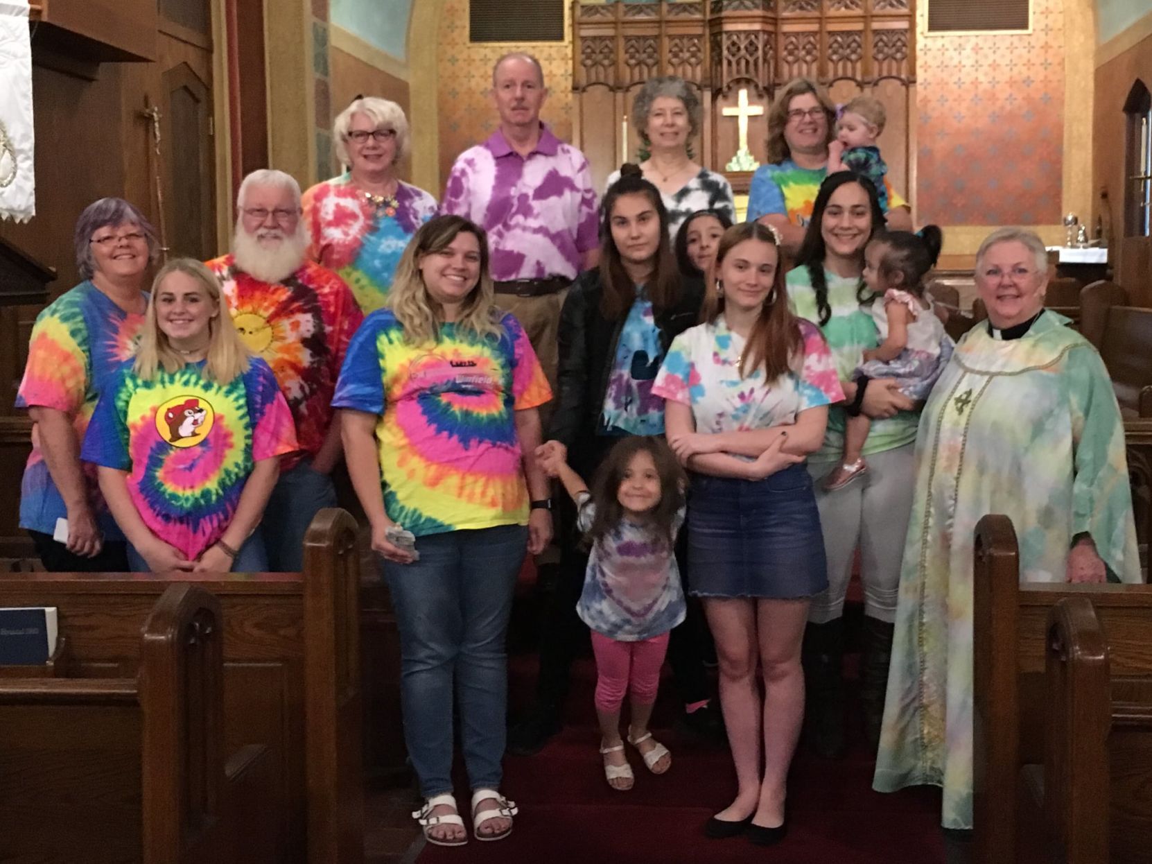 Tie-dyed faith